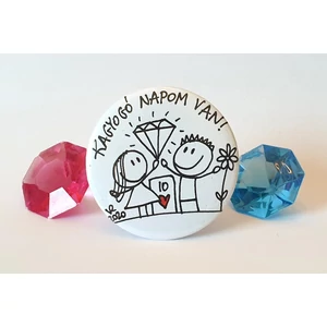 Hűtőmágnes: Ragyogó napom van!