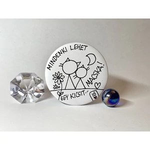 Hűtőmágnes: Mindenki lehet egy kicsit macska!