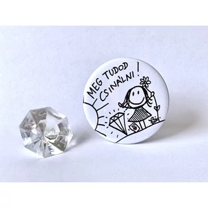 Hűtőmágnes: Meg tudod csinálni! (lányos)