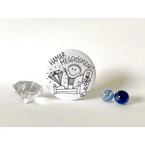 Kitűző: Hamar meggyógyulok! (fiús)