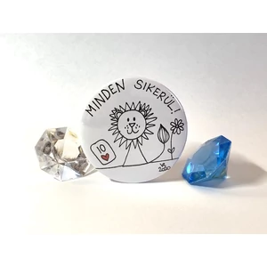 Hűtőmágnes: Minden sikerül - oroszlán