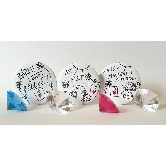 Hűtőmágnes szett: Motiváló hármas csomag