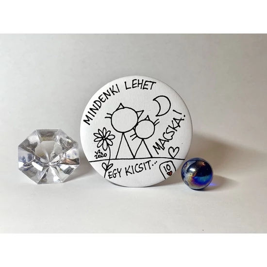 Hűtőmágnes: Mindenki lehet egy kicsit macska!