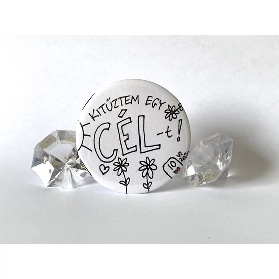 Hűtőmágnes: Kitűztem egy CÉL-t!