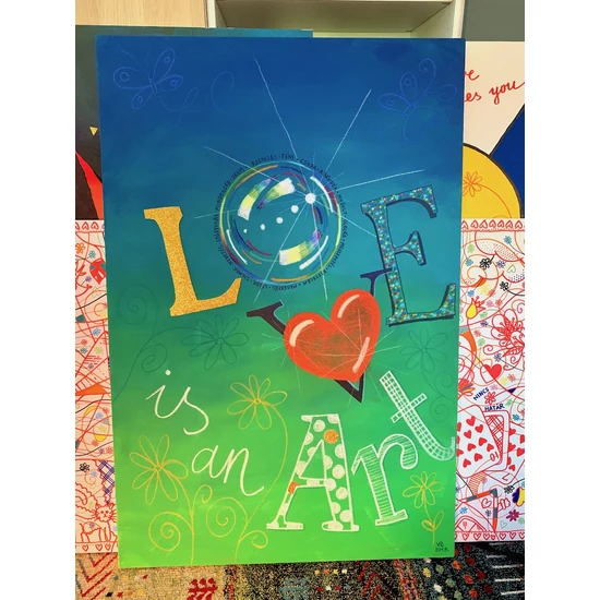 Vászonkép: Love Is An ART