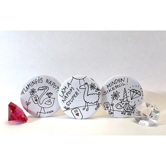 Hűtőmágnes szett: Csajos cukiságcsomag