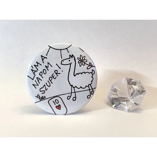 Hűtőmágnes: LÁMA napom szuper!