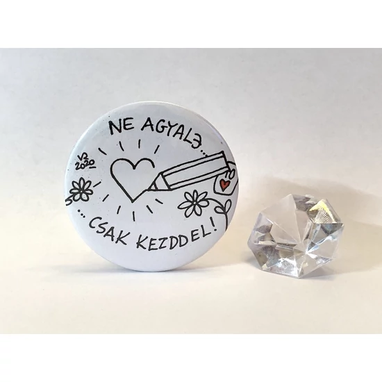 Hűtőmágnes: Ne agyalj, kezdd el!