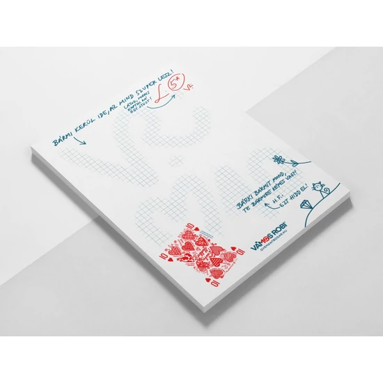 Jegyzettömb - Szív Tíz