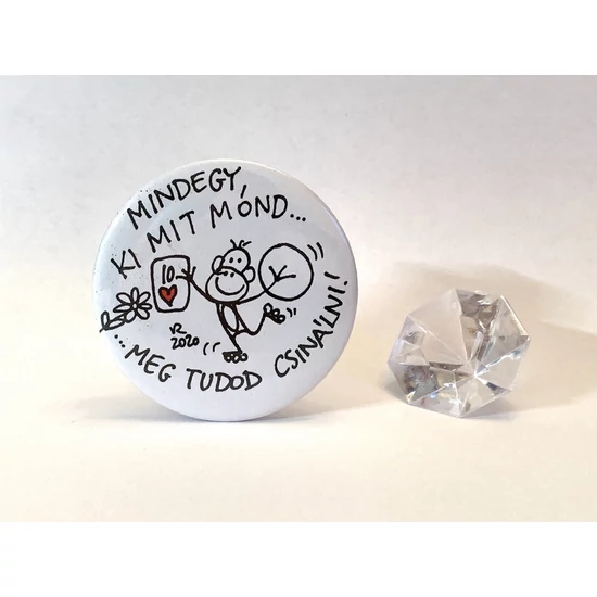 Hűtőmágnes: Mindegy ki mit mond: Zippy, a csimpánz